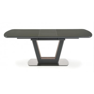 Стол обеденный HALMAR BILOTTI темно-серый/орех 160-200/90